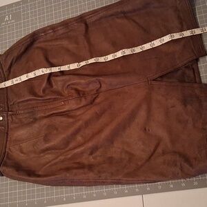 ‼️Leather Skirt. Wear Or Repurpose ✂️